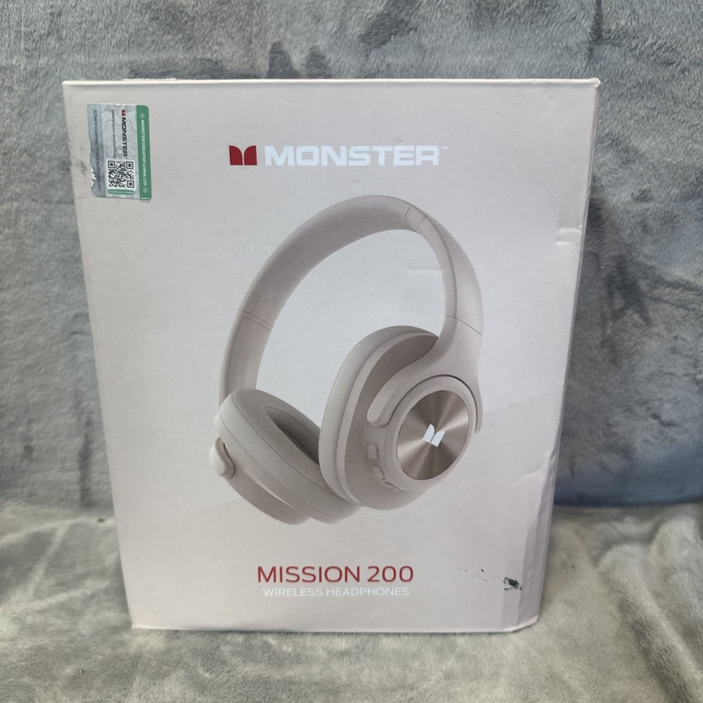 Monster Mission 200 Bluetooth Headphones, Wireless Headphones with 3 EQ Modes